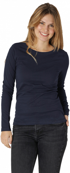 Neutral - Organic Long Sleeve T-Shirt Female - Navy