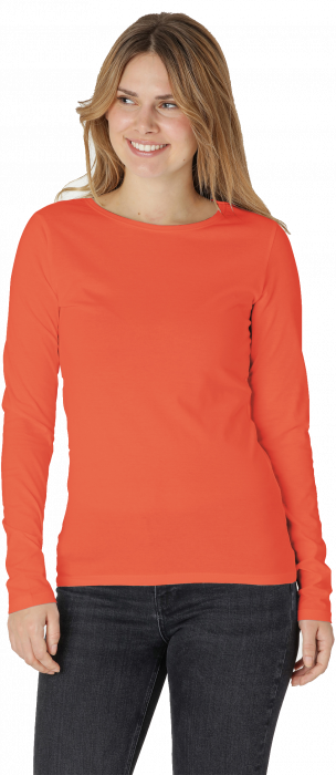 Neutral - Organic Long Sleeve T-Shirt Female - Orange