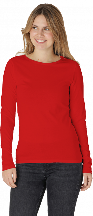 Neutral - Organic Long Sleeve T-Shirt Female - Red