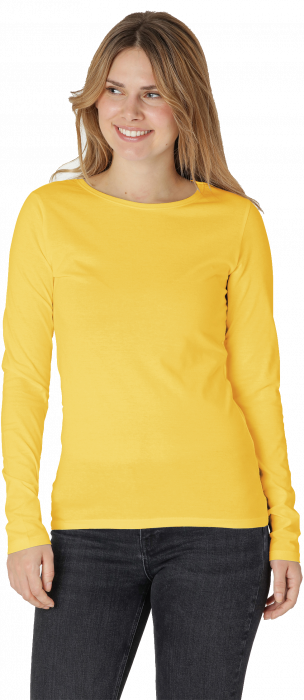 Neutral - Organic Long Sleeve T-Shirt Female - Yellow