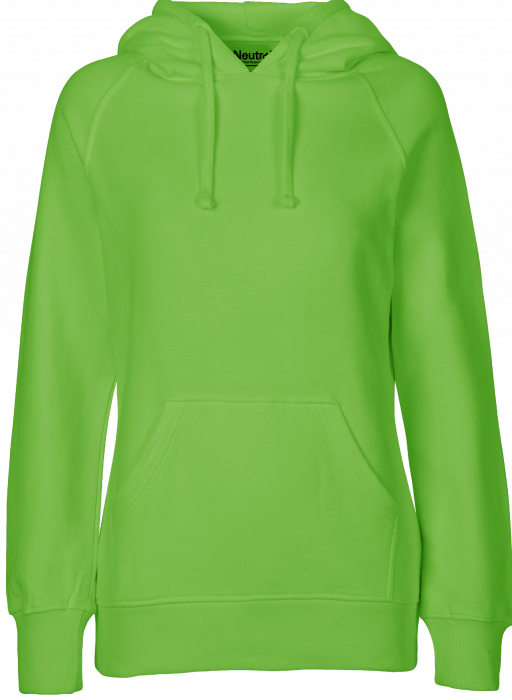Neutral - Økologisk Bomuldshoodie Dame - Lime