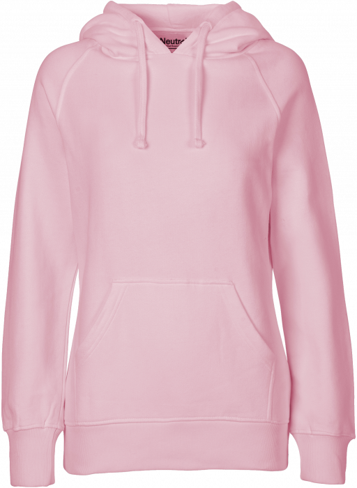 Neutral - Økologisk Bomuldshoodie Dame - Light Pink