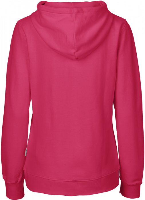 Neutral - Organic Cotton Hoodie With Full Zip Women - Magenta