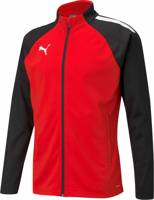 Puma - Teamliga Training Jacket Jr - Czerwony & czarny