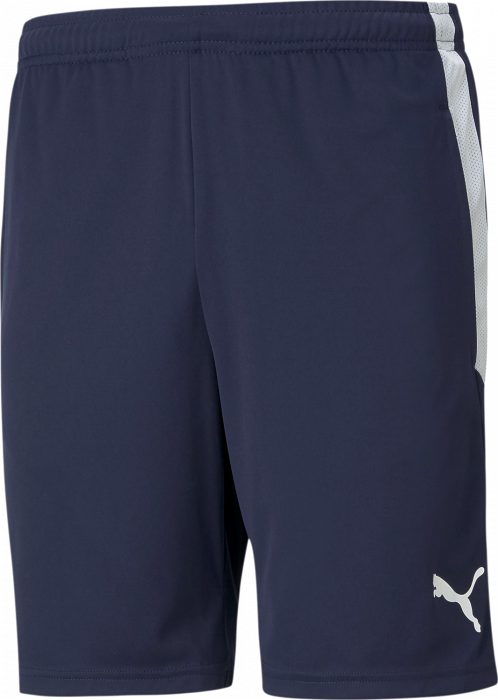 Puma - Teamliga Training Shorts With Pocket - Navy Blue