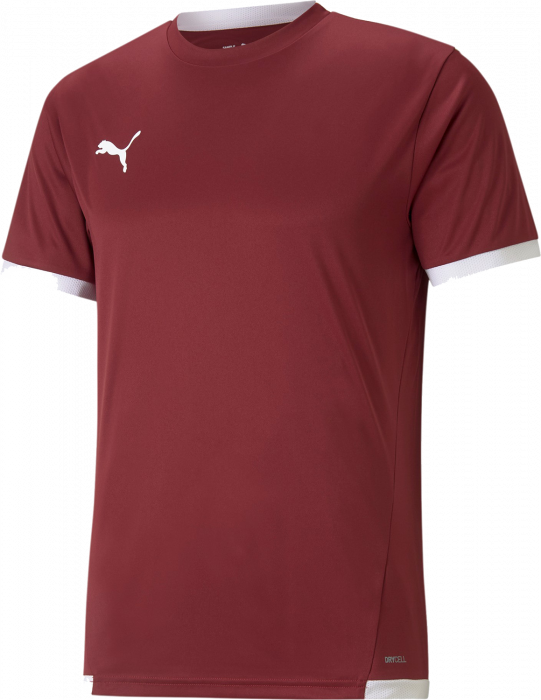 Puma - Teamliga Jersey - bordeaux & biały