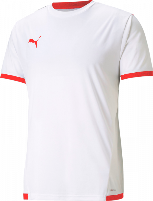 Puma - Teamliga Jersey - Blanco & rojo