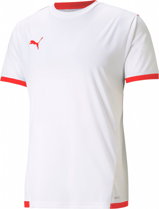 Puma - Teamliga Jersey - Vit & röd