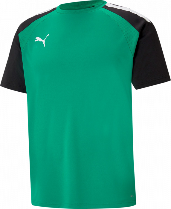 Puma - Team Jersey In Recycled Polyester - Green & czarny