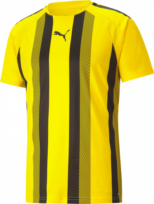Puma - Striped Team Jersey For Kids - Giallo & nero