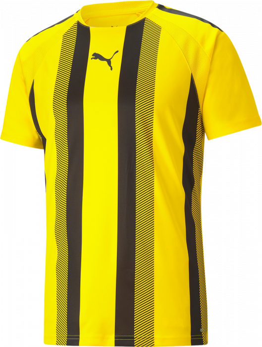 Puma - Striped Team Jersey For Kids - Amarillo & negro