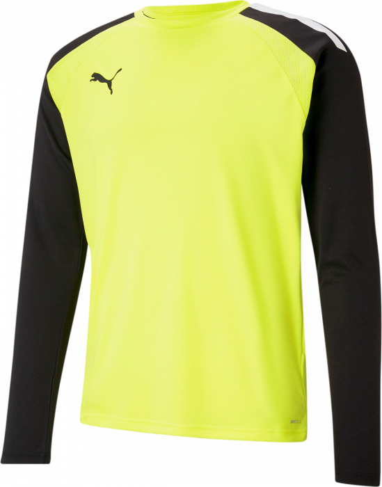 Puma - Teampacer Ls Jersey - Lime Yellow & zwart