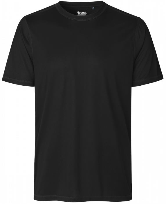 Neutral - Performance T-Shirt Genbrugspolyester - Sort - Sort