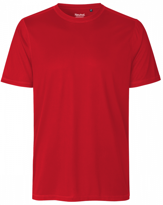 Neutral - Performance T-Shirt Genbrugspolyester - Rød - Rød