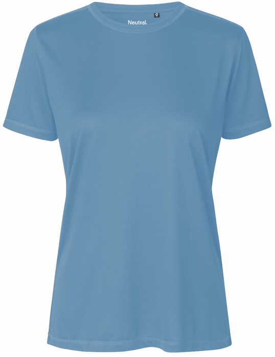 Neutral - Performance T-Shirt Genbrugspolyester Dame - Dusty Indigo