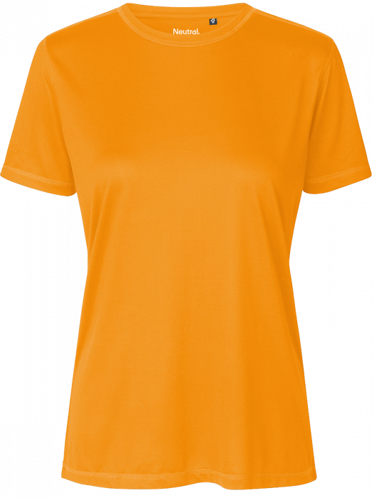 Neutral - Performance T-Shirt Genbrugspolyester Dame - Okay Orange