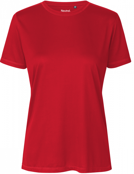 Neutral - Performance T-Shirt Genbrugspolyester Dame - Rød