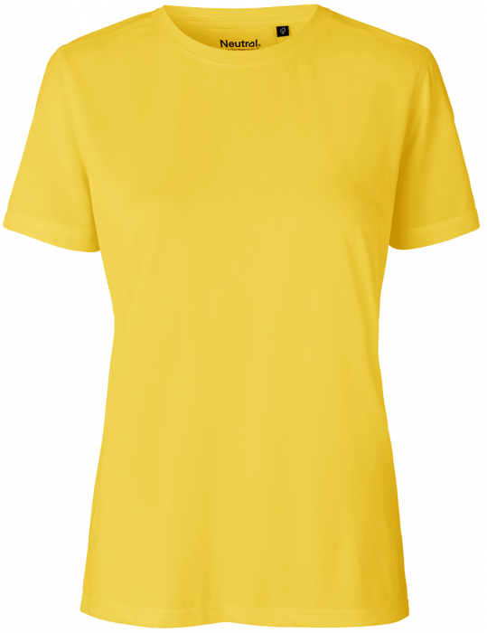 Neutral - Perfomance T-Shirt Recycled Polyester Ladies - Yellow