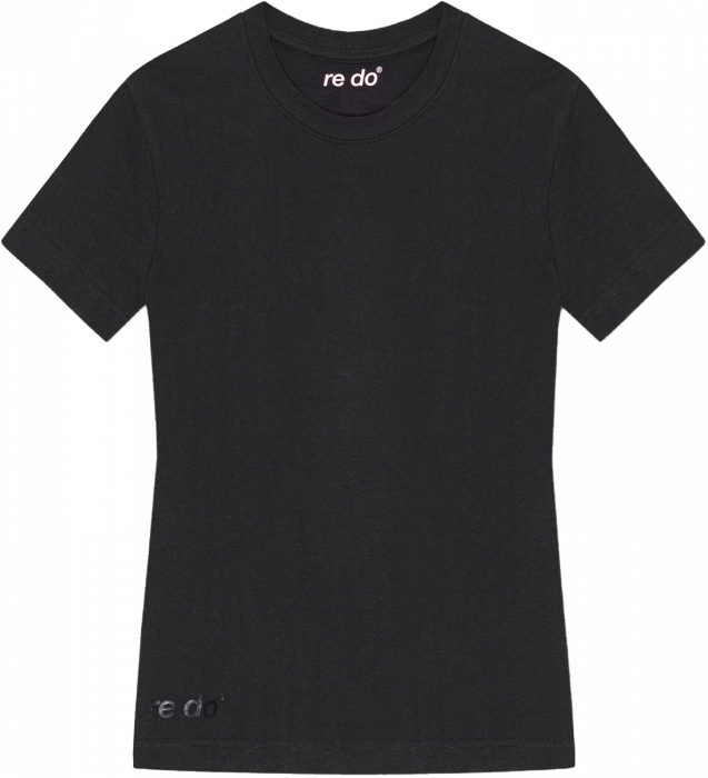 re do - Økologisk T-Shirt Dame - Sort