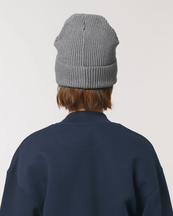 Stanley/Stella - Fisherman Beanie - Mid Heather Grey