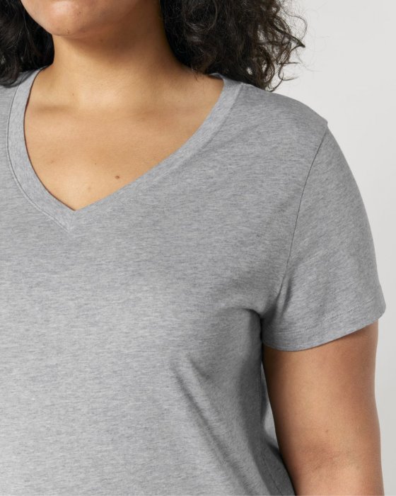 Stanley/Stella - Stella Isla V-Neck T-Shirt Women - Heather Grey