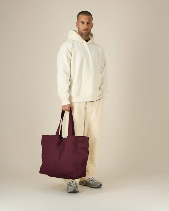 Stanley/Stella - Shopping Bag With Gusset - Burgundy