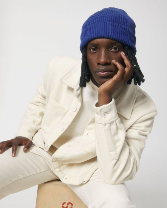 Stanley/Stella - Fisherman Beanie - Worker Blue