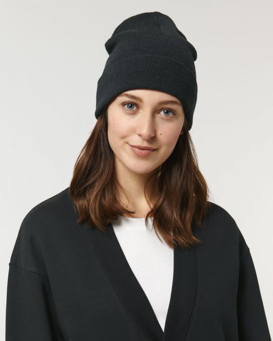Stanley/Stella - Rib Beanie - Black