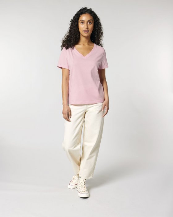 Stanley/Stella - Stella Isla V-Neck T-Shirt Women - Cotton Pink