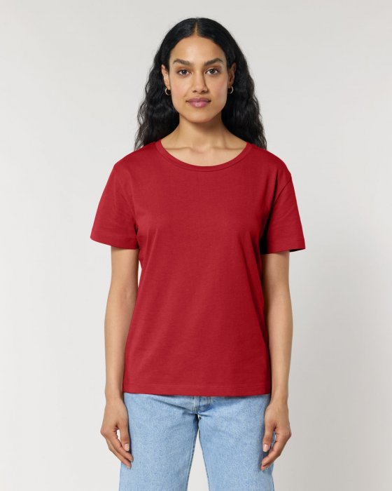 Stanley/Stella - Stella Serana T-Shirt O-Neck Dame - R&oslash;d
