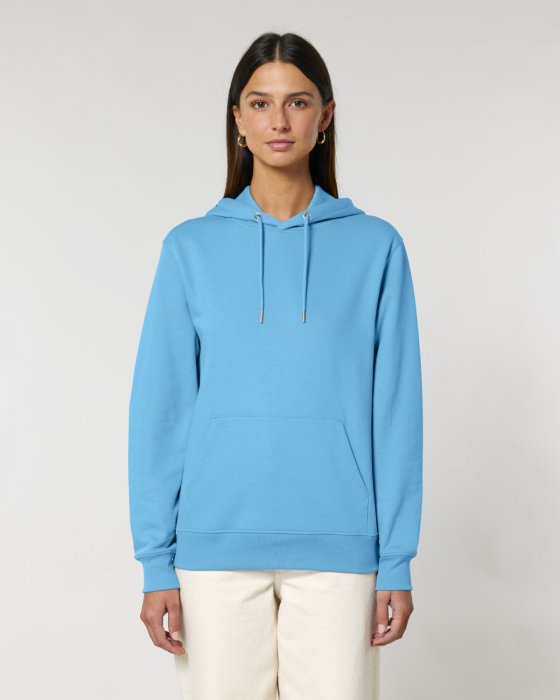 Stanley/Stella - Cruiser 2.0 Organic Cotton Hoodie - Aqua Blue - Aqua Blue