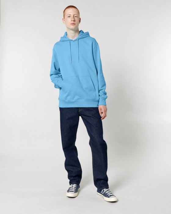 Stanley/Stella - Cruiser 2.0 Organic Cotton Hoodie - Aqua Blue - Aqua Blue