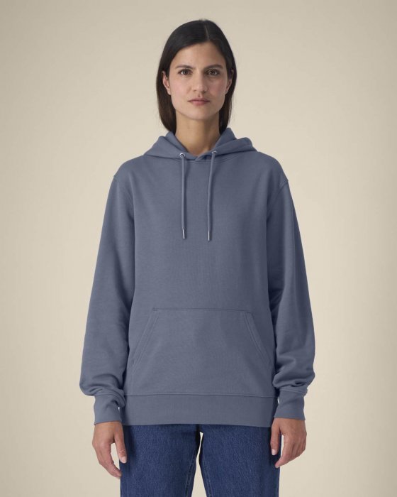Stanley/Stella - Cruiser 2.0 Organic Cotton Hoodie - Blue Grey  - Blue Grey 