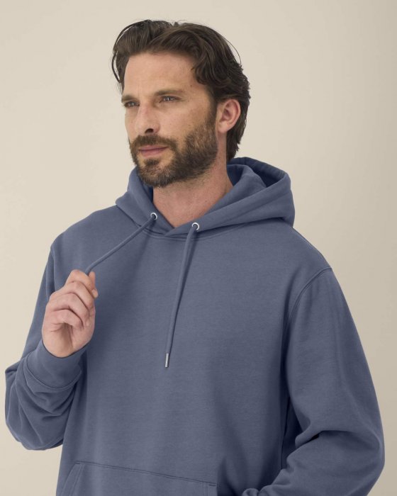 Stanley/Stella - Cruiser 2.0 Organic Cotton Hoodie - Blue Grey  - Blue Grey 