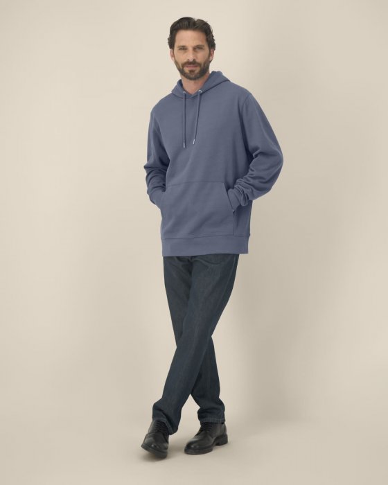 Stanley/Stella - Cruiser 2.0 Organic Cotton Hoodie - Blue Grey  - Blue Grey 