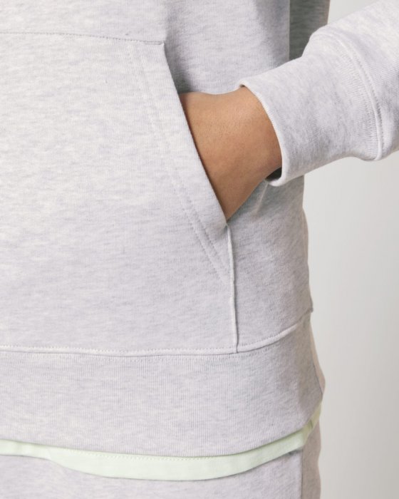 Stanley/Stella - Cruiser 2.0 Organic Cotton Hoodie - Cool Heather Grey - Cool Heather Grey