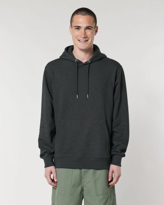Stanley/Stella - Cruiser 2.0 Organic Cotton Hoodie - Dark Heather Grey - Dark Heather Grey