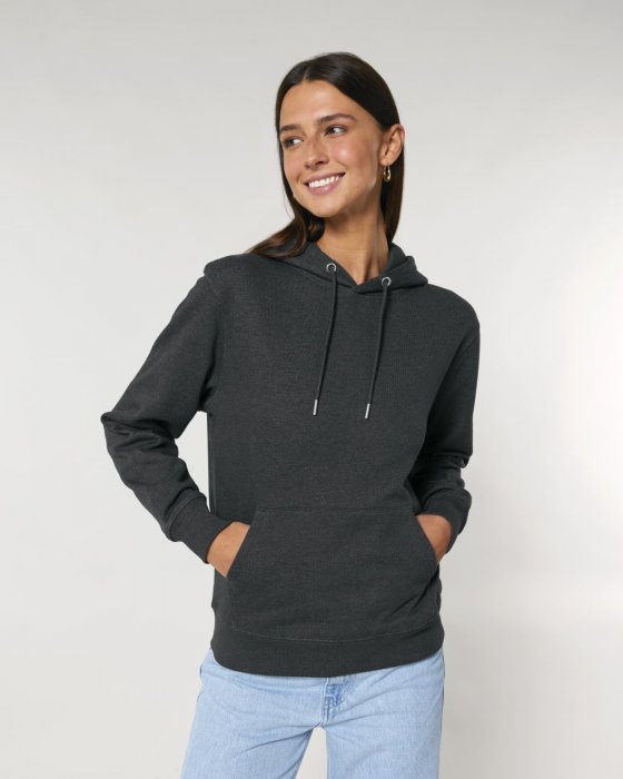 Stanley/Stella - Cruiser 2.0 Organic Cotton Hoodie - Dark Heather Grey - Dark Heather Grey