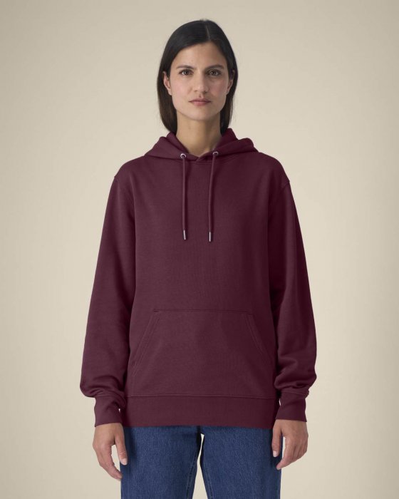 Stanley/Stella - Cruiser 2.0 Organic Cotton Hoodie - Deep Plum - Deep Plum
