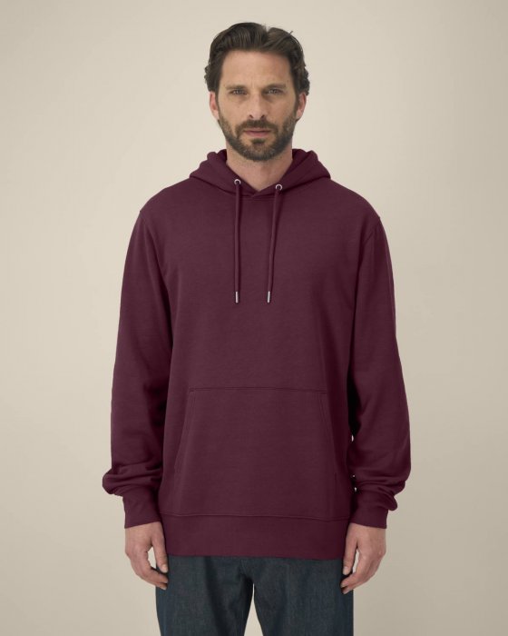 Stanley/Stella - Cruiser 2.0 Organic Cotton Hoodie - Deep Plum - Deep Plum