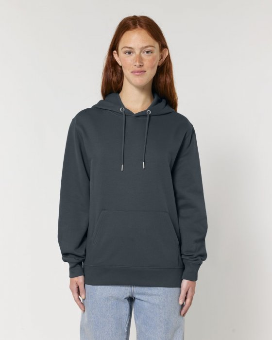 Stanley/Stella - Cruiser 2.0 Organic Cotton Hoodie - India Ink Grey - India Ink Grey