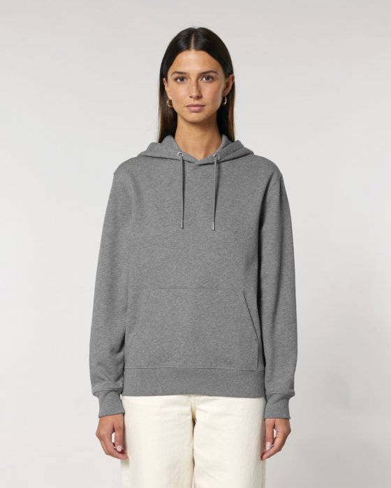 Stanley/Stella - Cruiser 2.0 Organic Cotton Hoodie - Mid Heather Grey - Mid Heather Grey