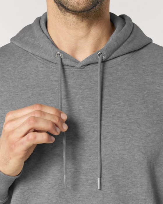 Stanley/Stella - Cruiser 2.0 Organic Cotton Hoodie - Mid Heather Grey - Mid Heather Grey