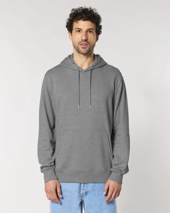Stanley/Stella - Cruiser 2.0 Organic Cotton Hoodie - Mid Heather Grey - Mid Heather Grey