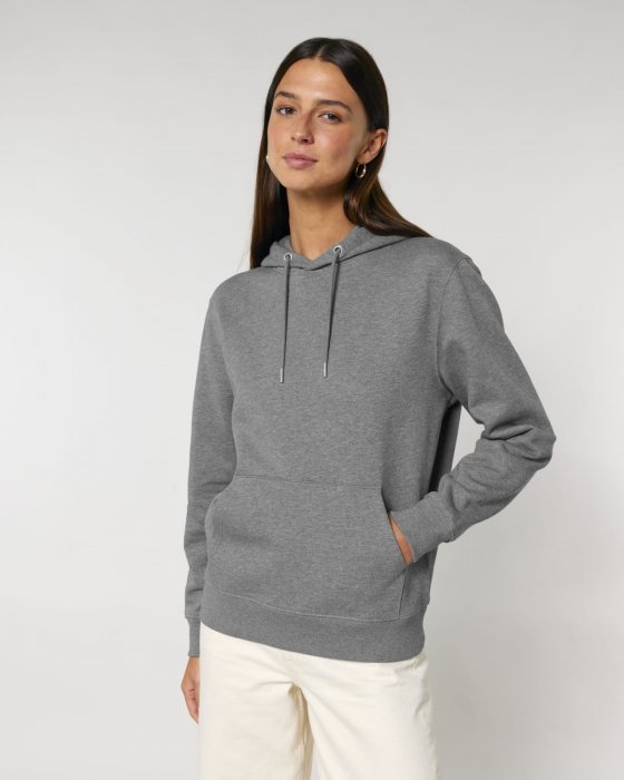 Stanley/Stella - Cruiser 2.0 Organic Cotton Hoodie - Mid Heather Grey - Mid Heather Grey