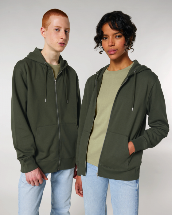 Stanley/Stella - Cultivator 2.0 Unisex Hoodie With Zipper - Khaki