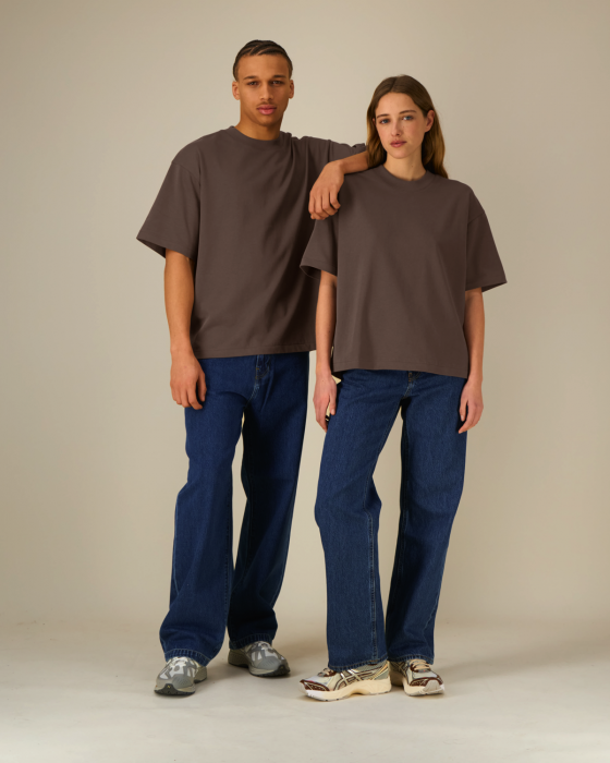 Stanley/Stella - Asher Heavy Boxy T-Shirt - Mocha