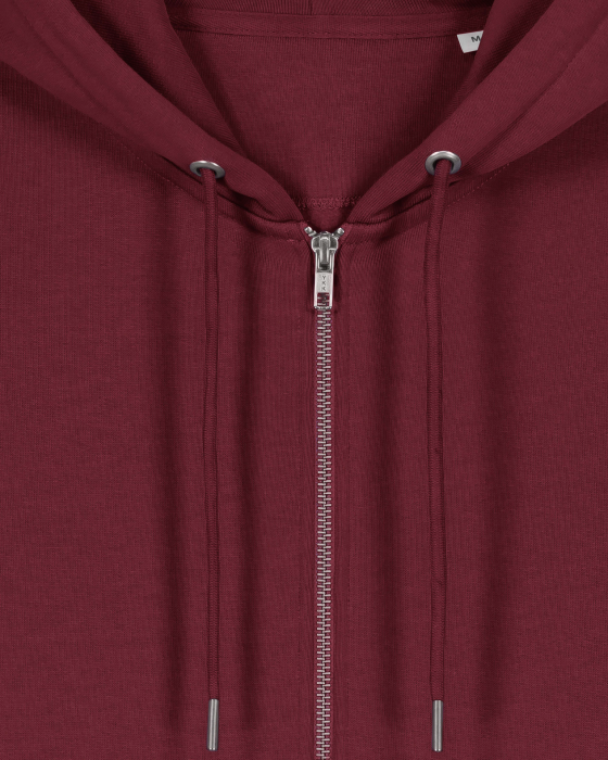 Stanley/Stella - Cultivator 2.0 Unisex Hoodie With Zipper - Burgundy