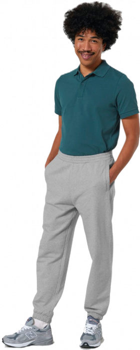 Stanley/Stella - Eco Cotton Jammer Dry Joggingbukser - Heather Grey