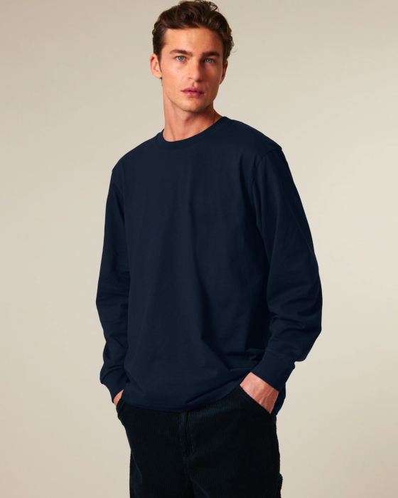 Stanley/Stella - Freestyler Unisex Heavy Long Sleeve T-Shirt - French Navy